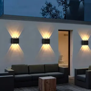 Royelux Solar-Powered Outdoor Wall Light