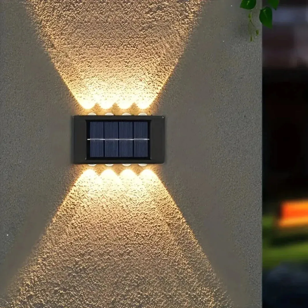 Royelux Solar-Powered Outdoor Wall Light