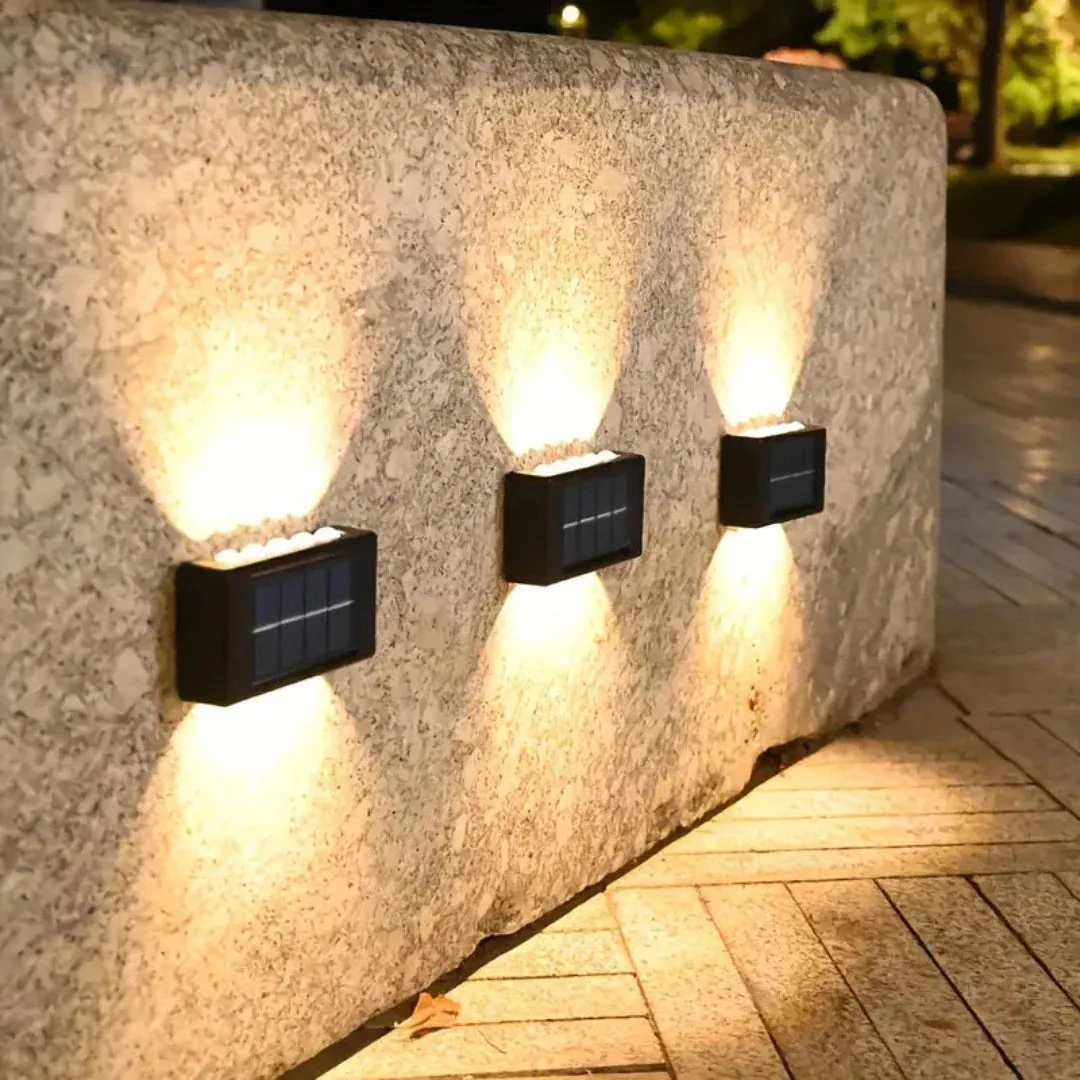 Royelux Solar-Powered Outdoor Wall Light