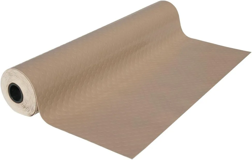 Rubber-Cal Coin Grip Metallic PVC Flooring