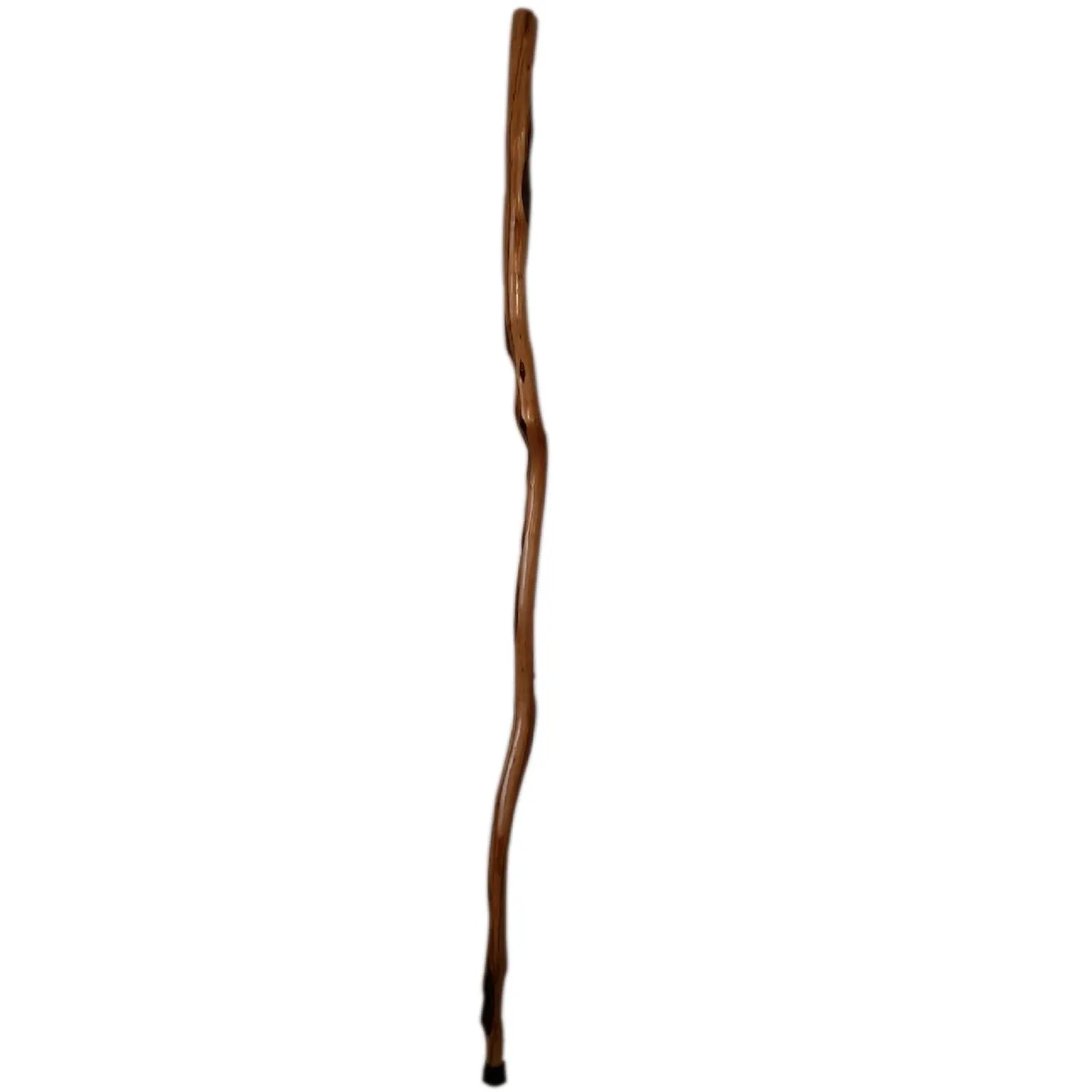 Rustic Hiking Stick, 38 to 62 inches, Unique Finished Natural Diamond Willow Wood, Handcrafted in MN, USA (52 inches)