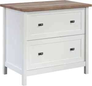 Sauder Cottage Road Lateral File Cabinet in White Finish