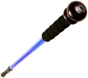 SE Collapsible Aluminum Shock-Absorbing Walking/Hiking Stick with Camera Mono-Pod (Colors May Vary) - WS8L