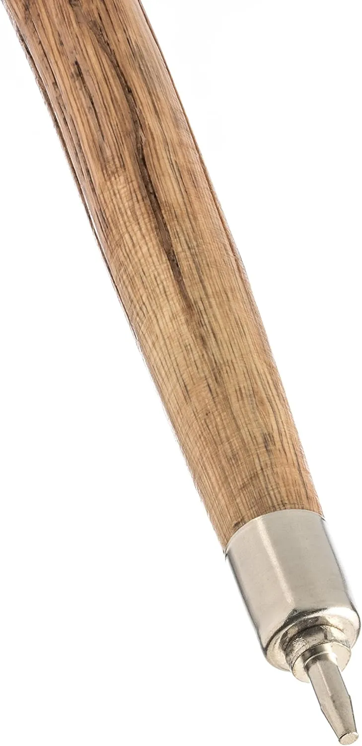 SE Survivor Series Wooden Walking/Hiking Stick with Hand-Carved Deer Design, 55"