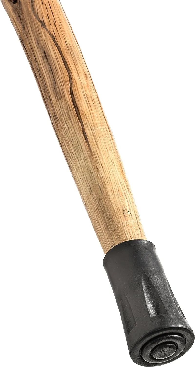 SE Survivor Series Wooden Walking/Hiking Stick with Hand-Carved Deer Design, 55"