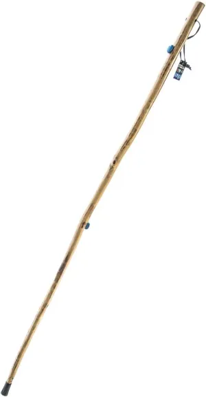 SE Survivor Series Wooden Walking/Hiking Stick with Hand-Carved Deer Design, 55"