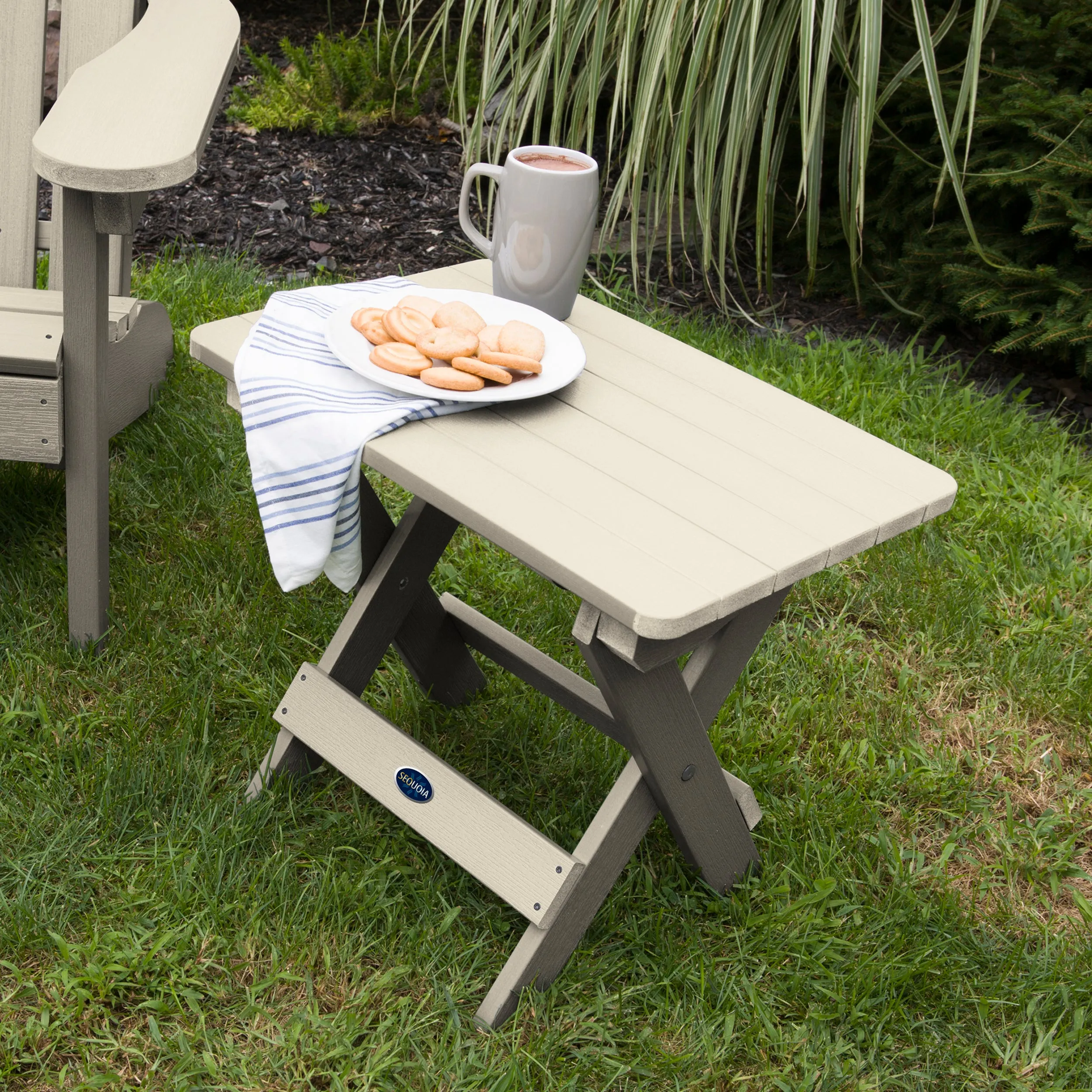 Sequoia Professional Folding Adirondack Side Table