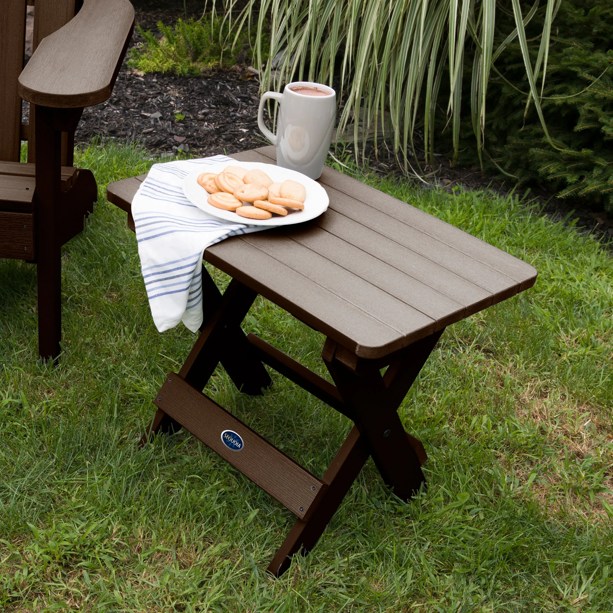 Sequoia Professional Folding Adirondack Side Table