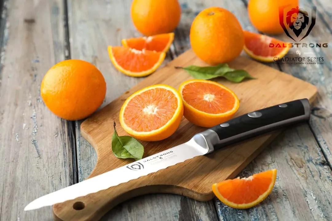 Serrated Utility Knife 5.5" | Gladiator Series | NSF Certified | Dalstrong ©
