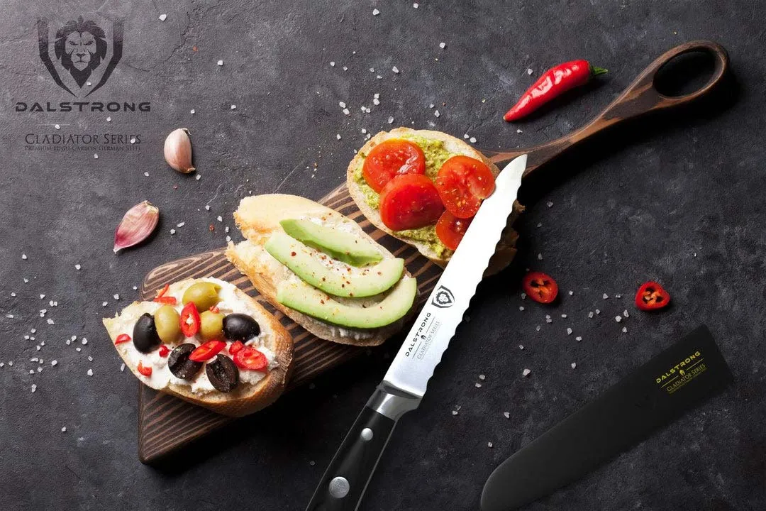 Serrated Utility Knife 5.5" | Gladiator Series | NSF Certified | Dalstrong ©