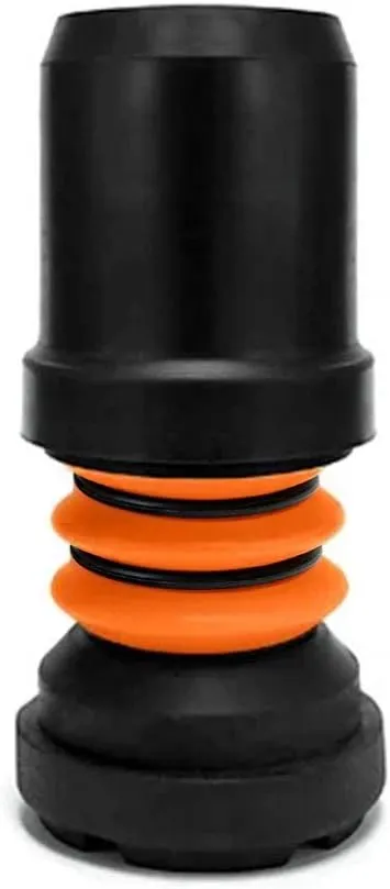 Shock Absorbing Crutch Ferrule - Black - 25mm