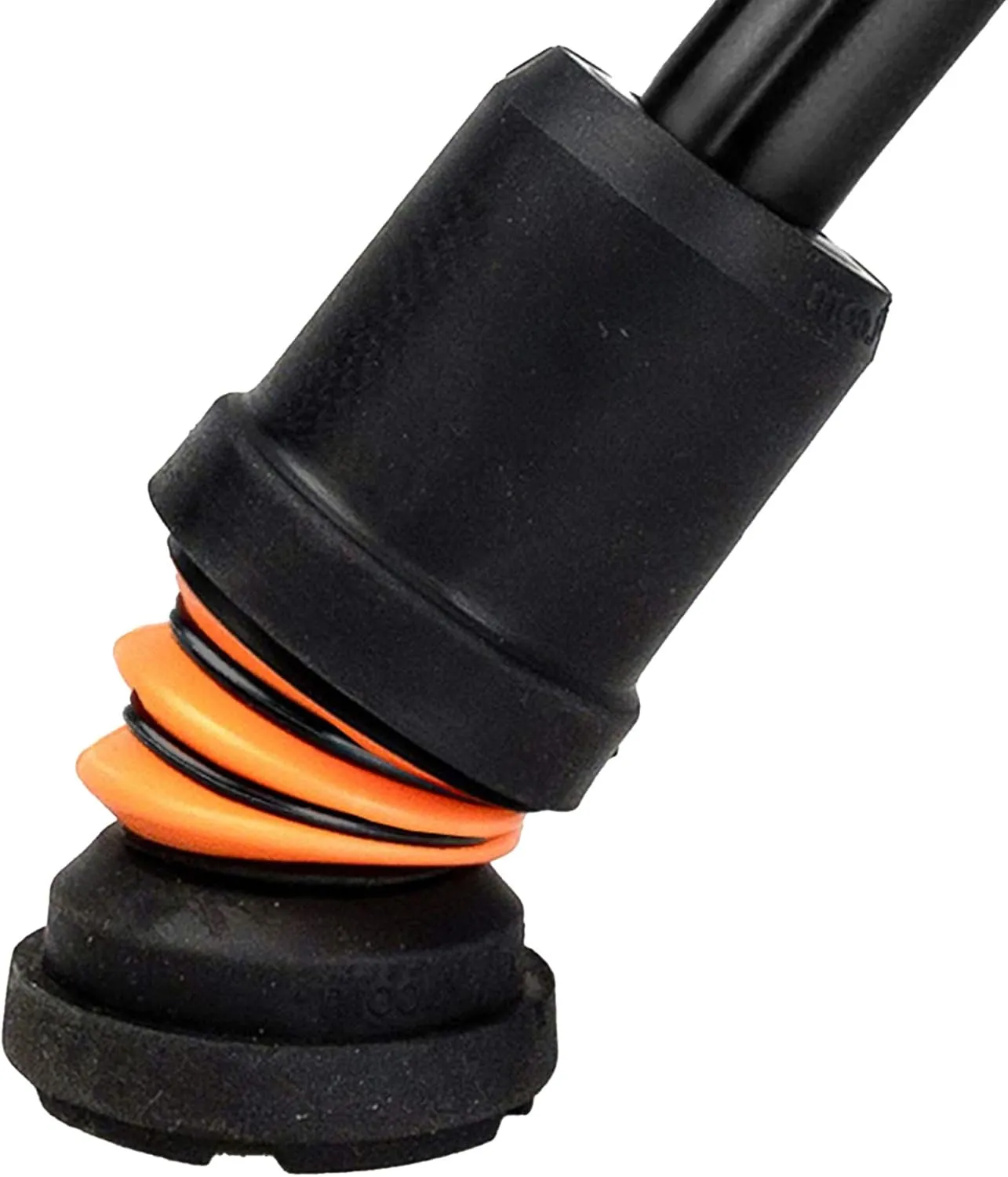 Shock Absorbing Crutch Ferrule - Black - 25mm