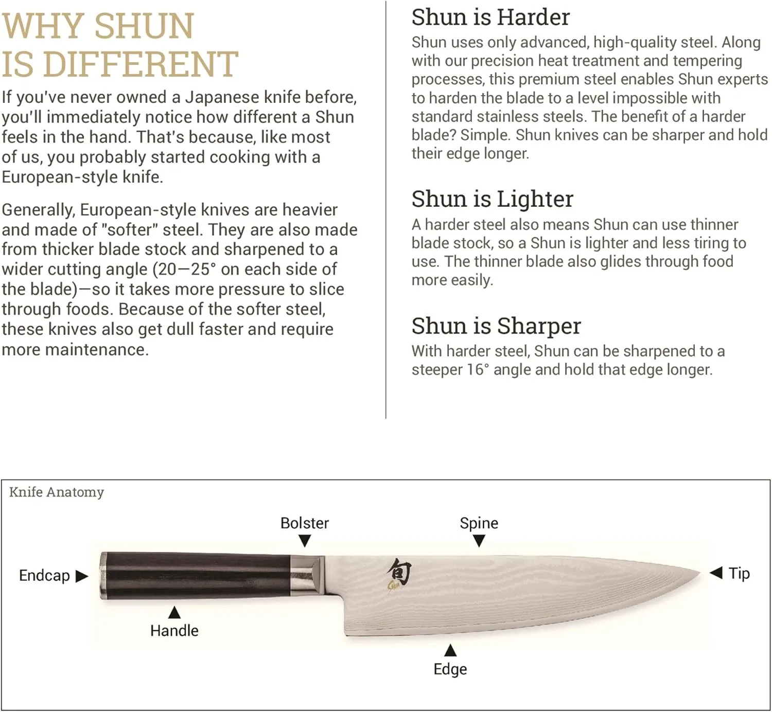 Shun Classic 5 Piece Slimline Block Set, Includes 8" Chef, 3.5" Paring & 6" Utility Knives, Handcrafted Japanese Knife Block Set, Damascus Stainless Steel Cladding, Pakkawood Handle