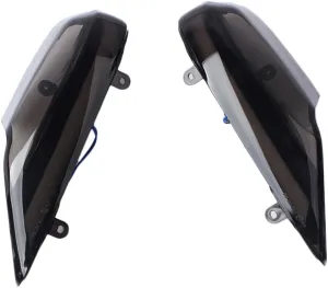 Side Mirror Sequential Dynamic Turn Signal LED Lights Indicator, Left Right Mirror Lamp Smoke Lens Amber Light, Compatible with Subaru Forester Legacy Outback 2003-2008