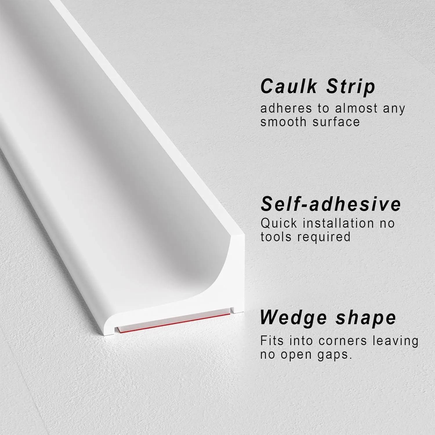 Silicone Shower Threshold Water Dam, Kitchen Sink Splash Guard, Shower Barrier Water Dam(67inch)