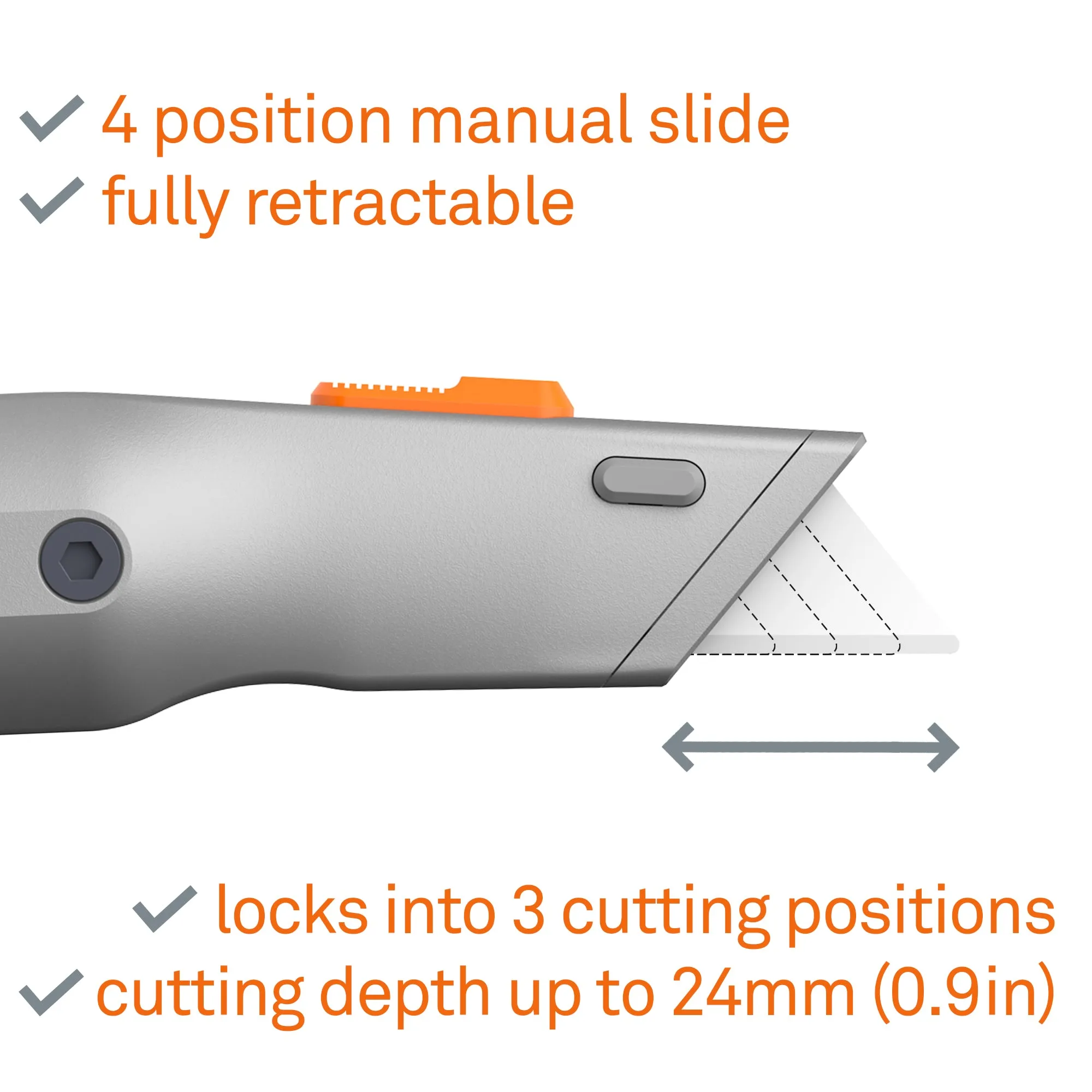 Slice Manual Metal-Handle Utility Knife