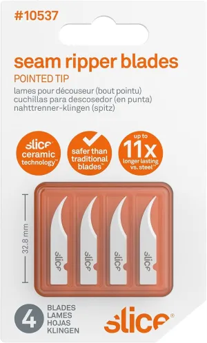 Slice SPG-10537, 4 Pack Blades, Pointed Tip
