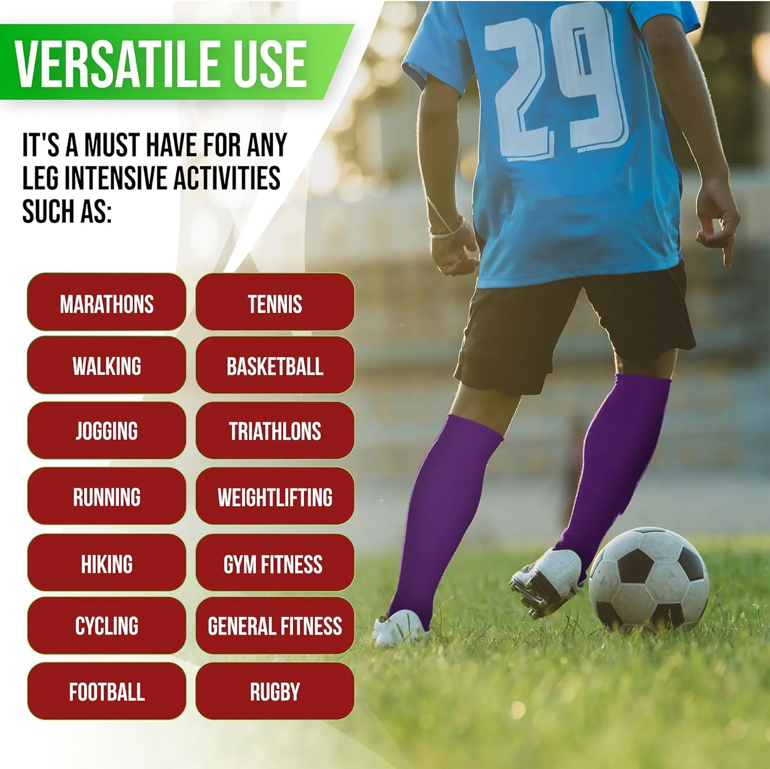 Soccer Shin Guards for Kids Youth - Protective Soccer Gear for Boys, Girls - Adults Men Women Compression Sleeve - Football, Boxing