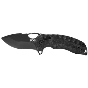 SOG Kiki XR Quick-Opening Folding Pocket Knife with Linen Micarta Handle