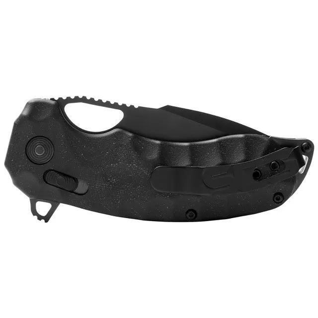 SOG Kiki XR Quick-Opening Folding Pocket Knife with Linen Micarta Handle