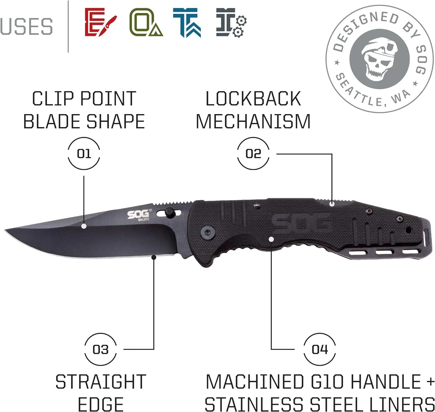 SOG Salute Black
