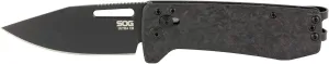 SOG Ultra XR XHP Lightweight Slim 6.5mm Folding Knife | CRYO CTS XHP Stainless Steel Blade and Carbon Fiber Handle, XR Lock