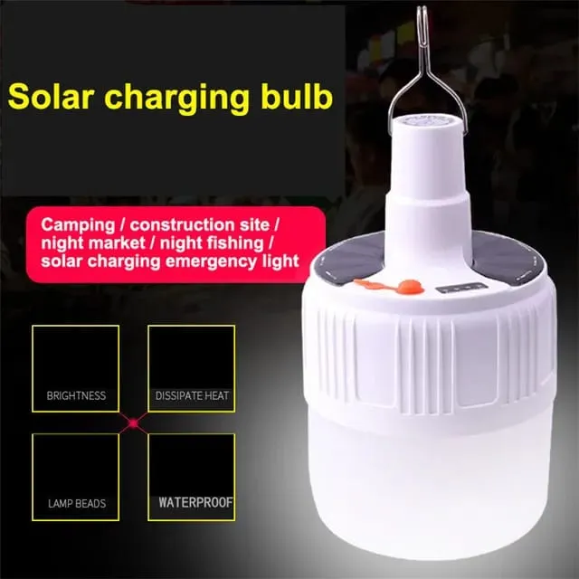 Solar Camping Lamp with battery indicator small
