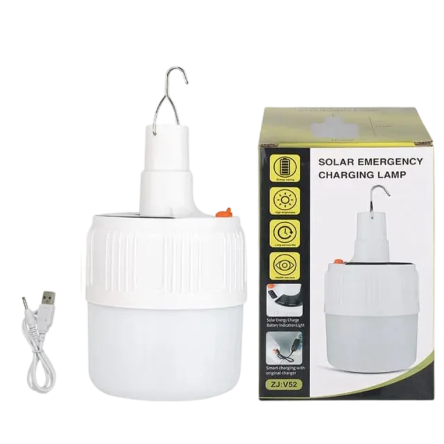 Solar Camping Lamp with battery indicator small
