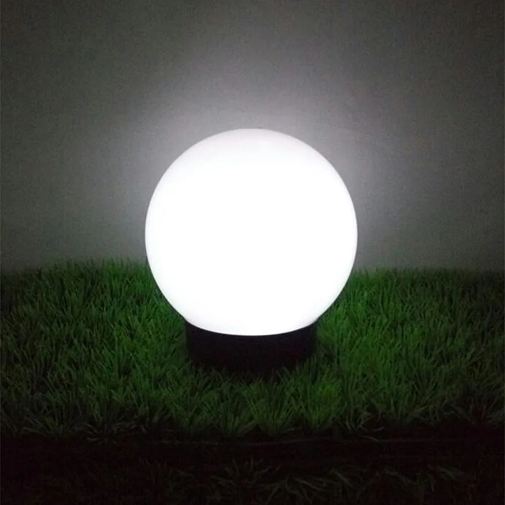 Solar garden free standing lamp GB168 30x30x63 cm sphere, white LED