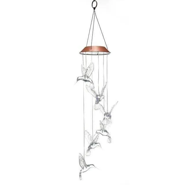 Solar LED Hummingbird Garden Lamp - Outdoor Decorative Light