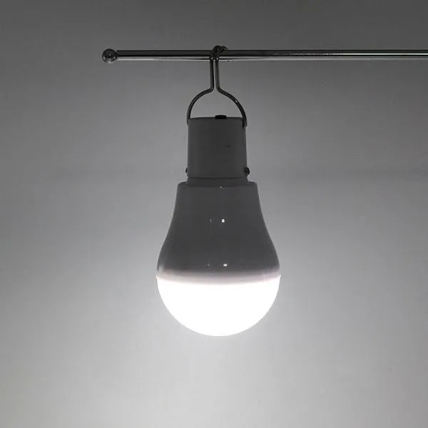 Solar Light Bulb 110LM Solar Powered Led Bulb Outdoor Solar Energy Lamp Camping Light for Home/ Fishing/Camping/Emergency/Tent/Shed Chicken Coop