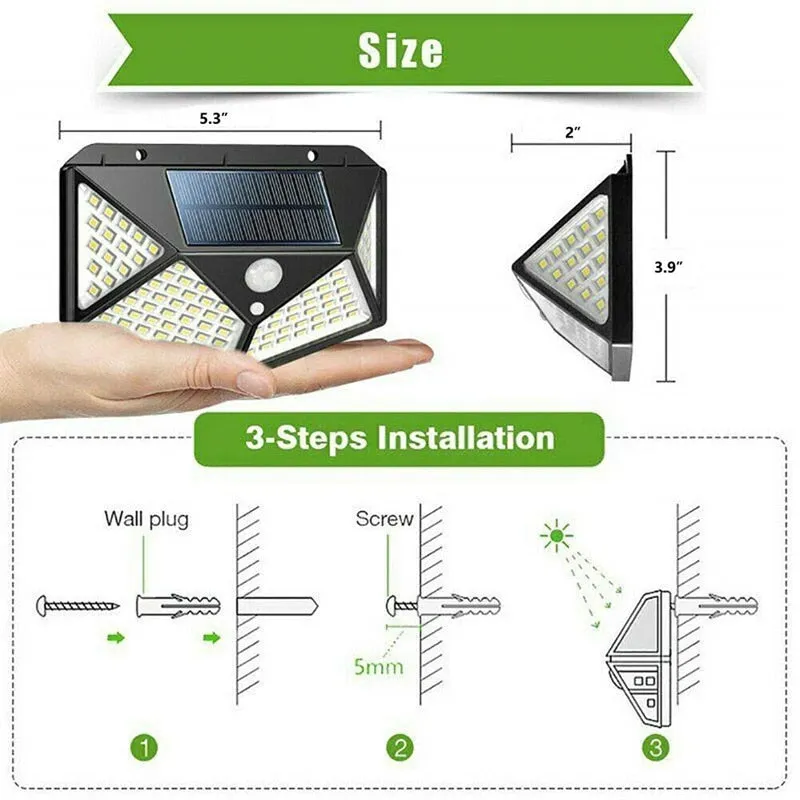 Solar Lights Outdoor Wall Lamp
