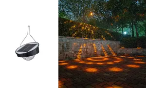 Solar Powered Lawn Lamp