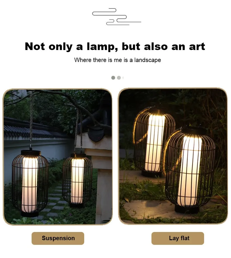 Solar Powered Outdoor Floor Lamp