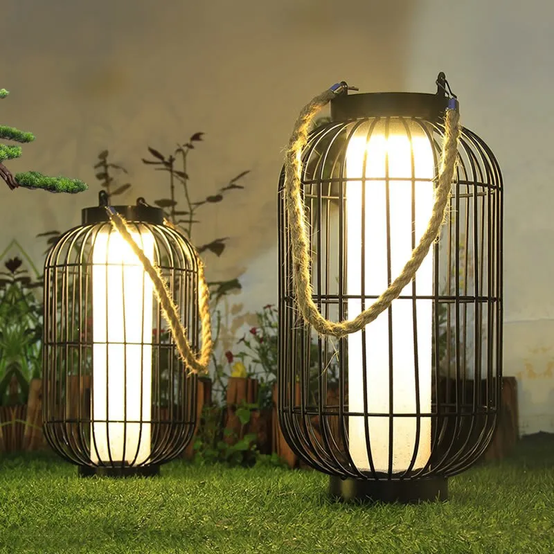 Solar Powered Outdoor Floor Lamp