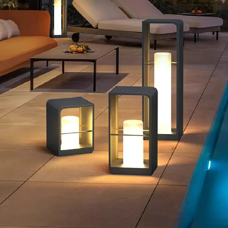 Solar powered Rectangular Path Lights