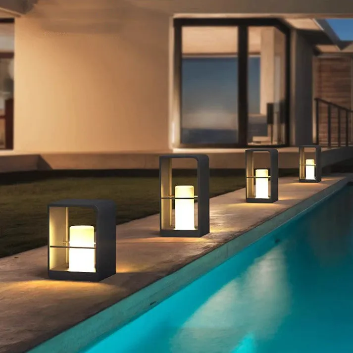 Solar powered Rectangular Path Lights
