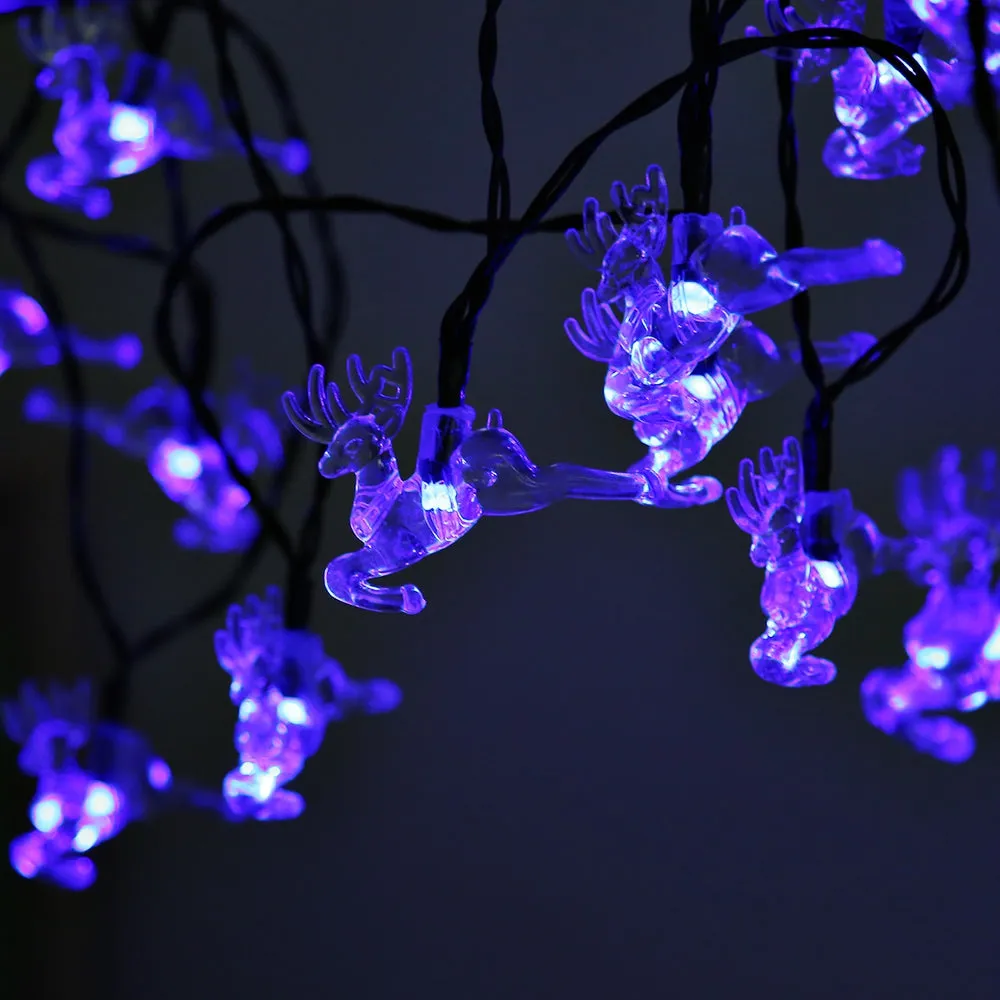 Solar Powered Waterproof 20 LEDs Fawn