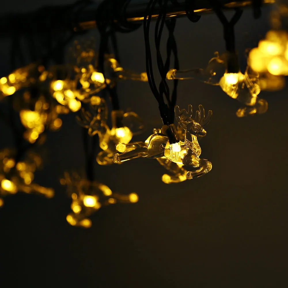 Solar Powered Waterproof 20 LEDs Fawn