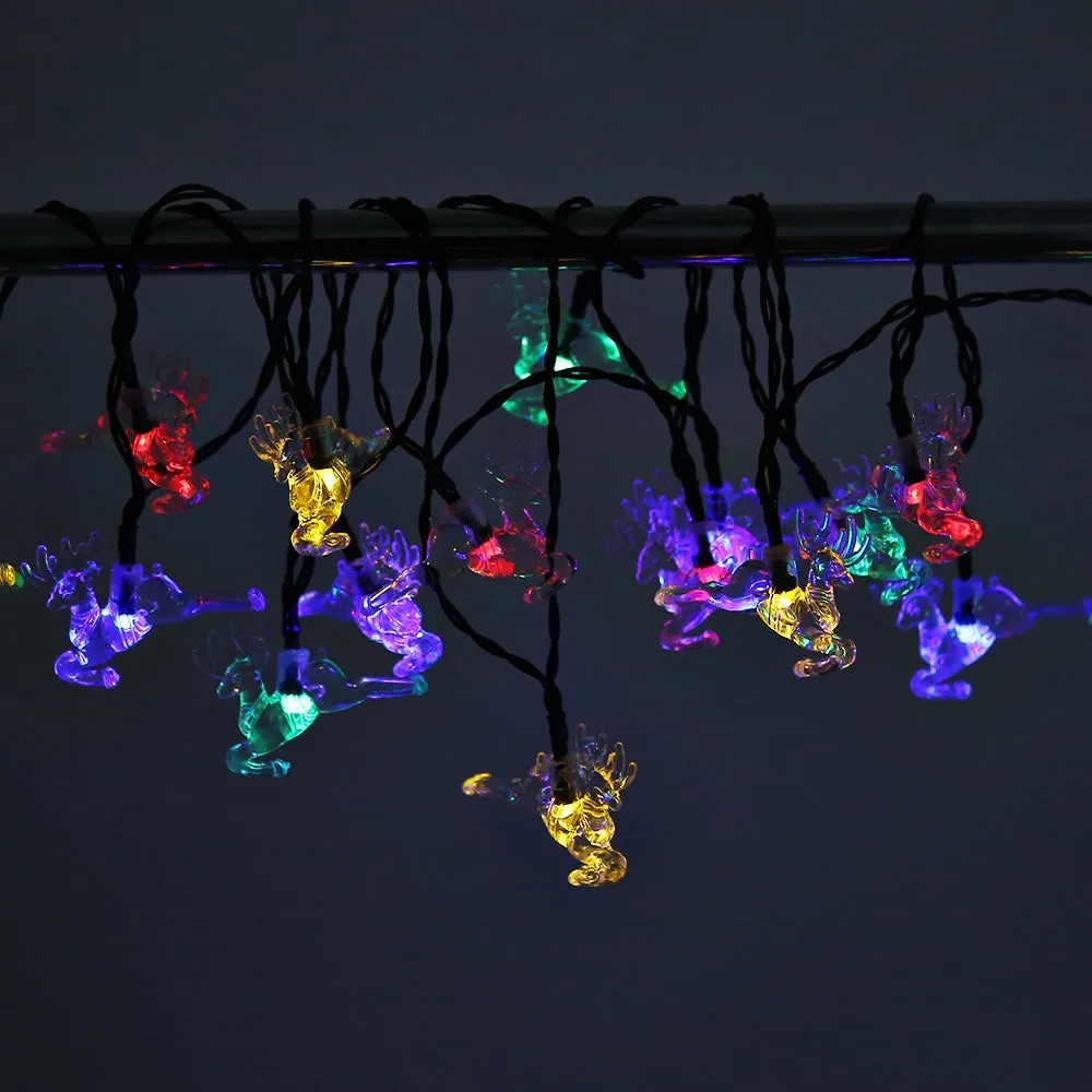 Solar Powered Waterproof 20 LEDs Fawn