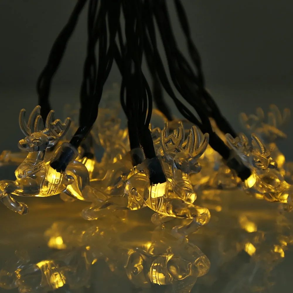 Solar Powered Waterproof 20 LEDs Fawn