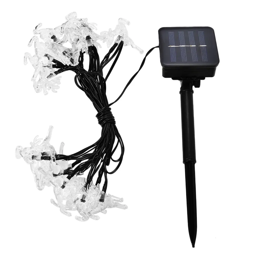 Solar Powered Waterproof 20 LEDs Fawn