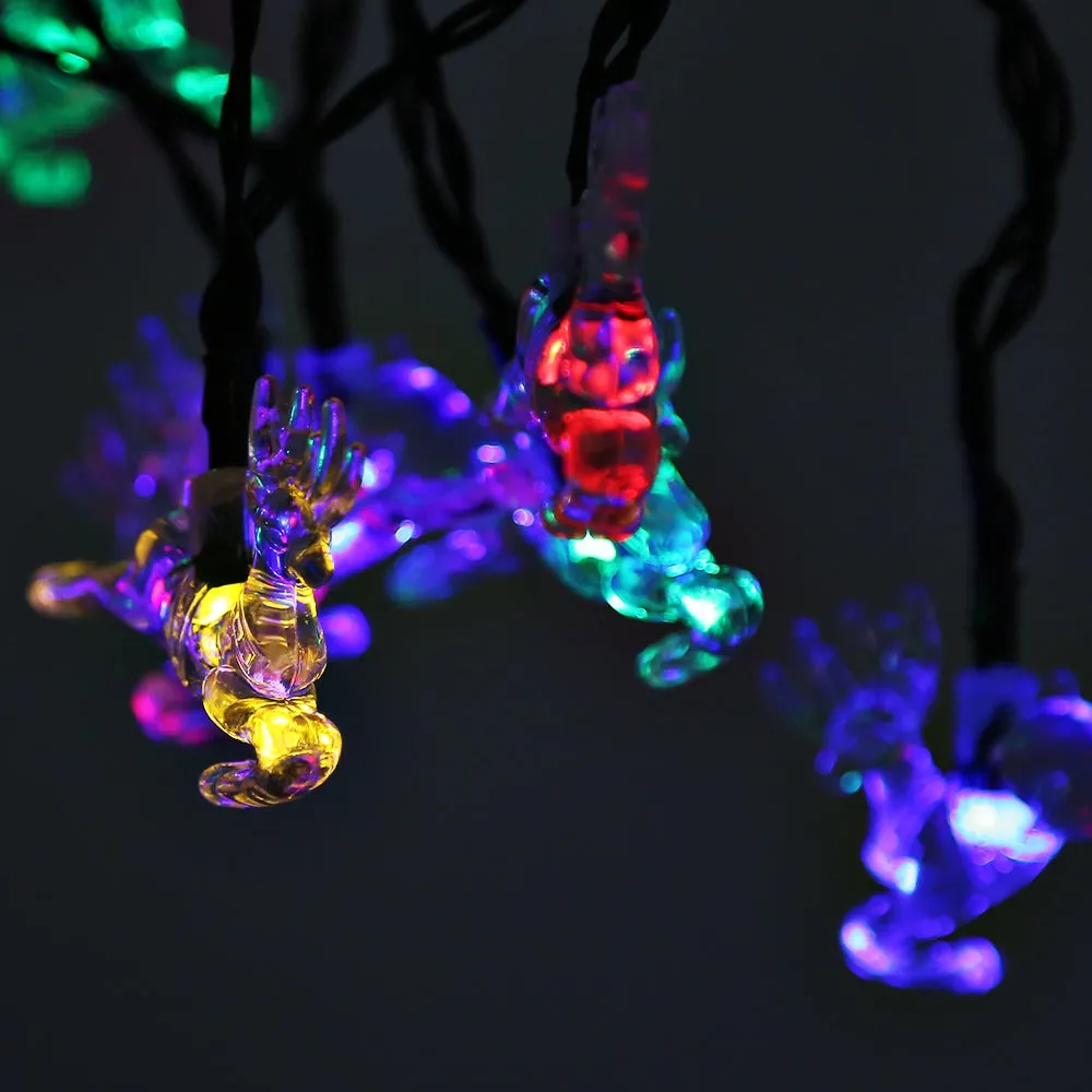 Solar Powered Waterproof 20 LEDs Fawn