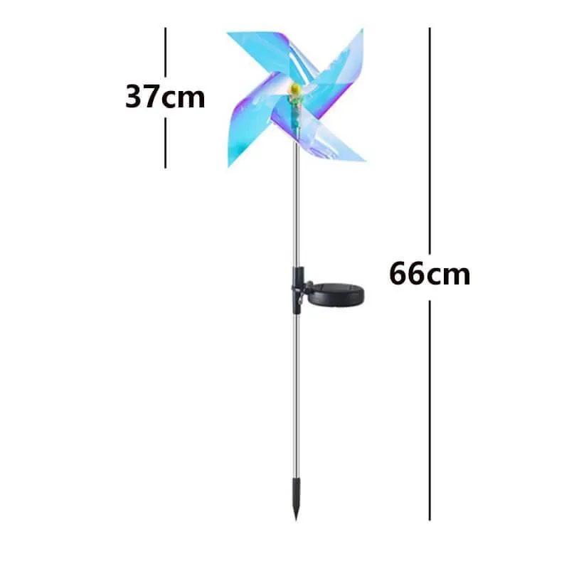 Solar Windmill Garden Lights - Outdoor Decor