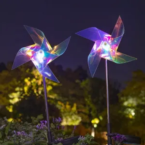 Solar Windmill Garden Lights - Outdoor Decor