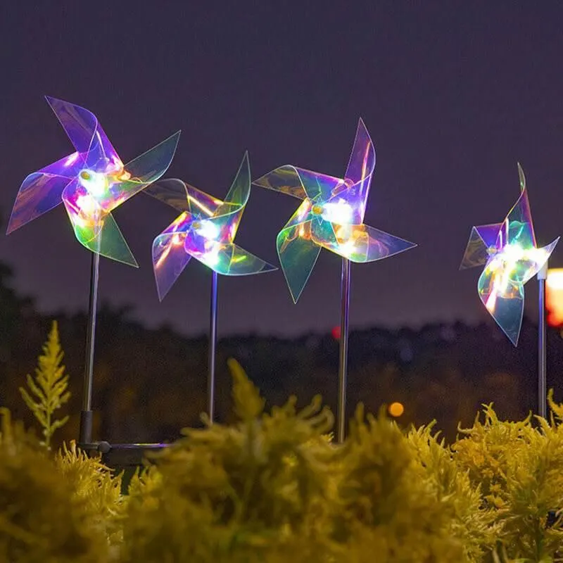 Solar Windmill Garden Lights - Outdoor Decor