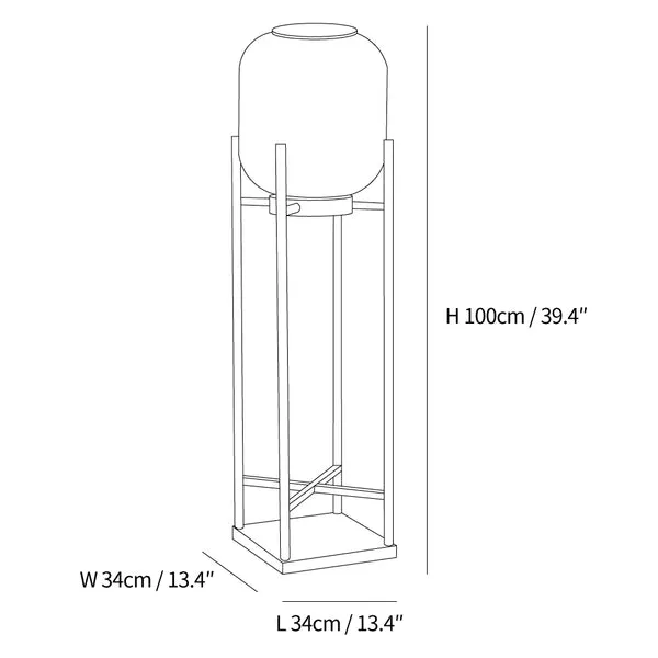 SOLARA – SOLAR POWERED OUTDOOR FLOOR LAMP