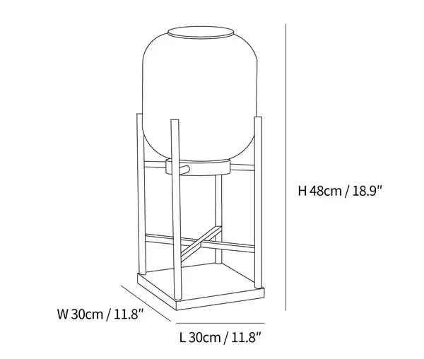 SOLARA – SOLAR POWERED OUTDOOR FLOOR LAMP