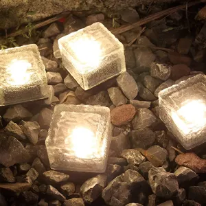 Square Solar Lamp – Solar-Powered LED Light for Pathways, Gardens, and Patios