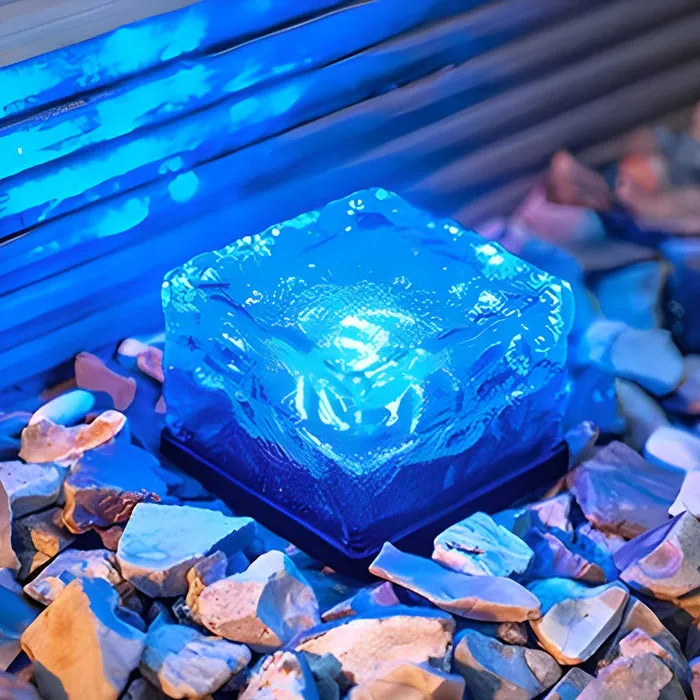 Square Solar Lamp – Solar-Powered LED Light for Pathways, Gardens, and Patios